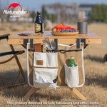 Naturehike Camping Trolley Hanging Bag Multiple Pockets Portable Tableware Canvas Cloth Storage Bag Picnic Utensils Accessories
