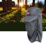 NatureHike NH12M008-Z Unisex Fishing Hat Sun Visor Cap Hat Camping UPF 50 Sun Protection With Removable Ear Neck Flap Cover