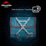 Naturehike Outdoor Ultralight RFID Blocking Anti Theft Travel Wallet Multifunctional Business Bag Ticket Card 30D Waterproof