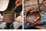 Naturehike Outdoor Camping Picnic BBQ Titanium Clip Kitchen Tweezer Picnic Barbecue Cooking Tongs
