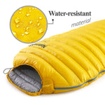 Naturehike Winter Outdoor White Goose Down Mummy Sleeping Bag Cold Proof And Warm Adult Sleeping Bag Camping And Hiking CW300