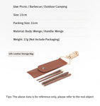 Naturehike Camping Solid Wood Folding Chopsticks Tableware Portable Simplicity Easy To Store Strong Durable Outdoor Barbecue