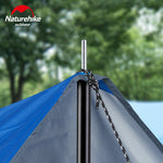Naturehike Camping Tent Accessories 2pcs*2m Poles Awning Poles Bracket Fittings Thickening Pole For Tent Sunshade Outdoor Tool