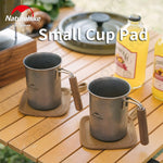 Naturehike Canvas Cup Pad Set Heat Insulation Waterproof Pad 12 Ann Canvas Mat Portable Camping Equipment Table Mat 3 Styles