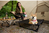 Naturehike Camping Folding Pet Bed Ultralight 1.4kg Portable Outdoor Indoor Detachable Nylon Mesh Breathable Pet Bed 100x70x21cm