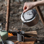 Naturehike Titanium Kettle Lightweight Outdoor Camping picnic coffee maker hiking ultralight Portable Water Pot NH21CJ007