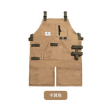 Naturehike Outdoor Camping Apron Storage Apron Breathable Picnic Barbecue Overalls Adjustable Strap Wear-resistant And Dirt-resi