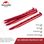 Naturehike Factory Sell Outdoor tent pegs Outdoor tent floor nails ultra-light aluminum alloy canopy fixed floor tent nails