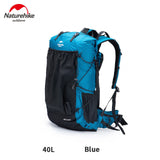 Naturehike 60L + 5L Hiking Backpack Ultra Light Outdoor Camping Mountaineering Waterproof Travel Climbing Bag With Rain Cover