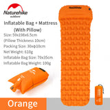 Naturehike Sleeping Pad Camping Inflatable Mattress Outdoor Utralight Air Mat With Pillow Portable Inflatable Moisture-Pad